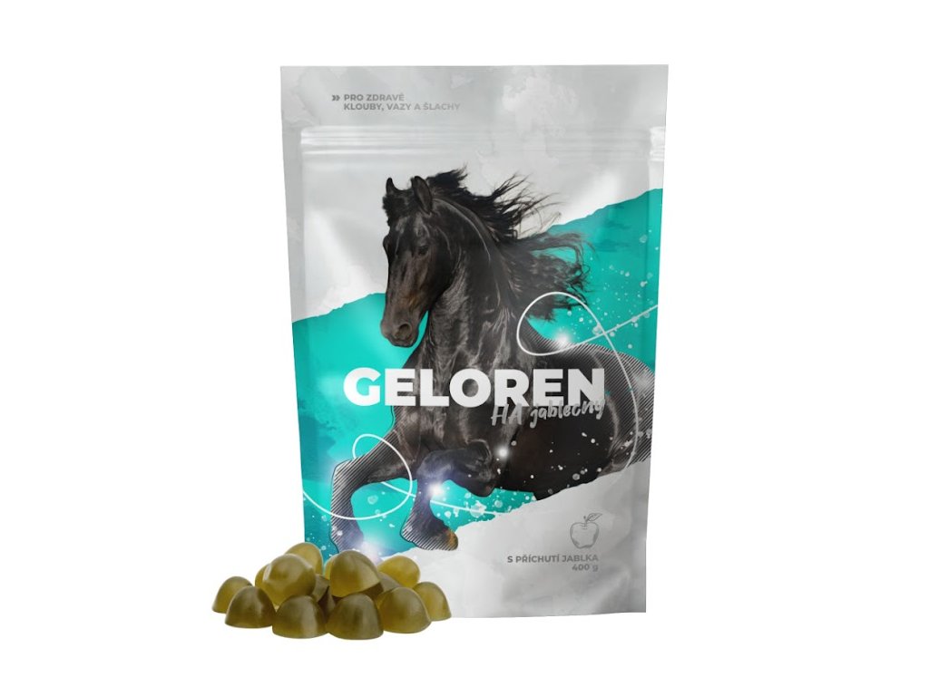 E-shop Geloren HA - želatinová kloubní výživa - jablko - 1350g
