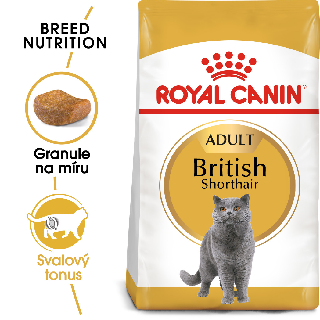 Royal Canin British Shorthair Adult - granule pro britské krátkosrsté kočky - 2kg