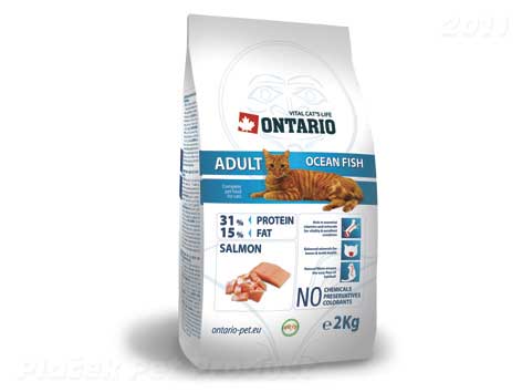 E-shop ONTARIO cat ADULT ocean/fish - 10 kg