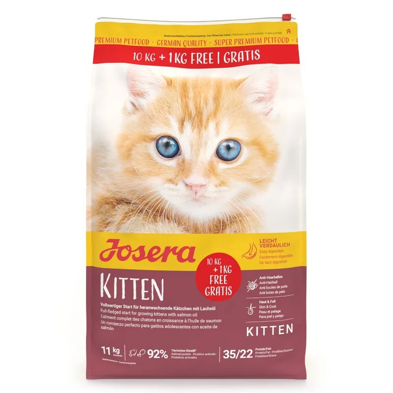 Josera Kitten - 10 + 1kg GRATIS