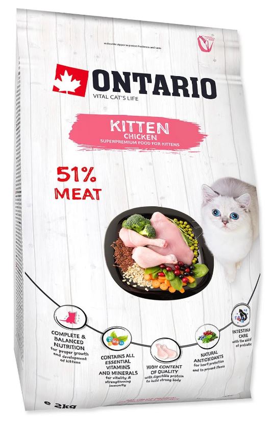 E-shop ONTARIO cat KITTEN - 10 kg