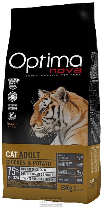 OPTIMAnova cat GF ADULT chicken/potato - 8kg