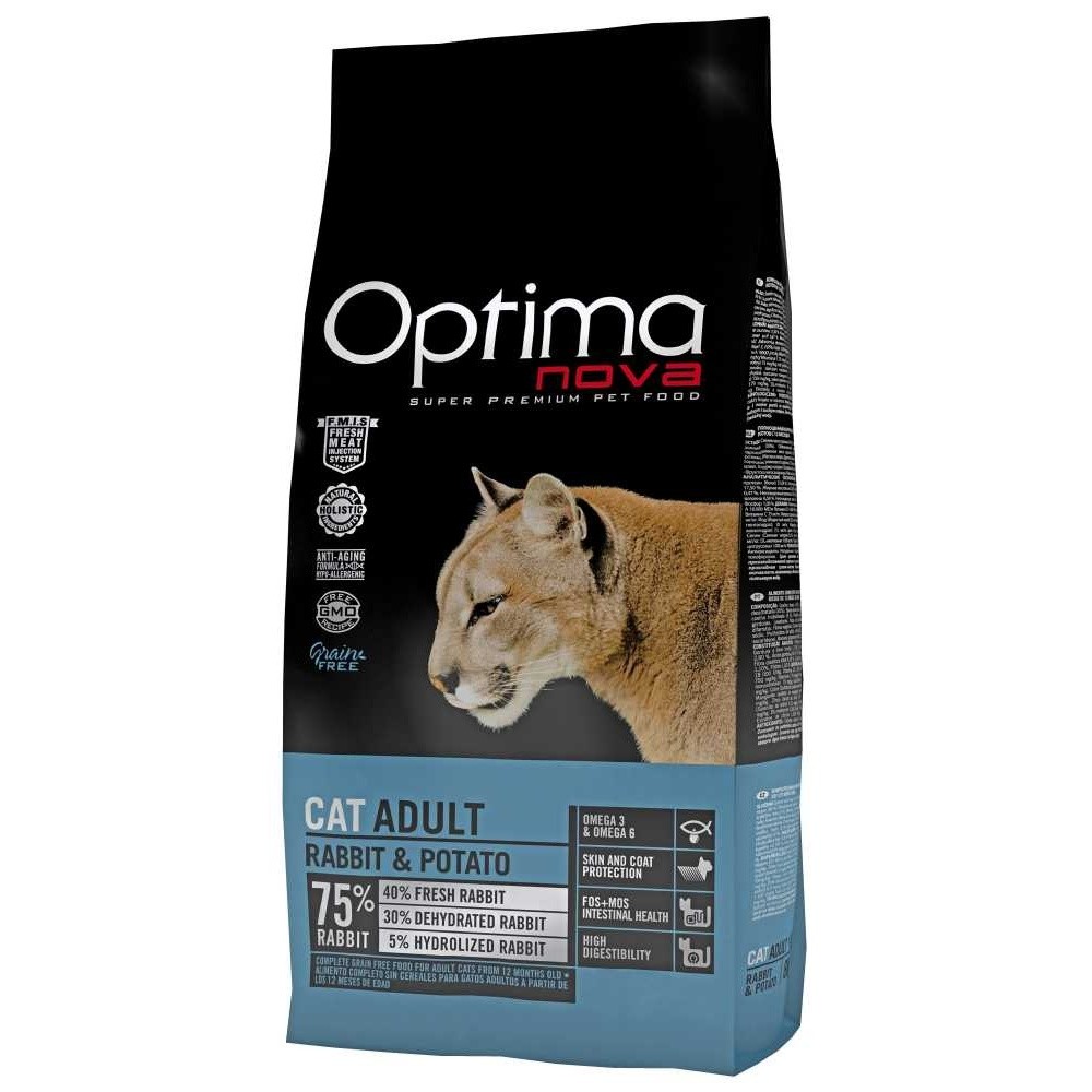 OPTIMAnova Cat Adult Rabbit/Potato Grain-free - 2kg