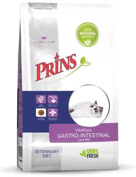 PRINS VitalCare Veterinary Diet GASTRO-INTESTINAL Low fat - 1,5 kg