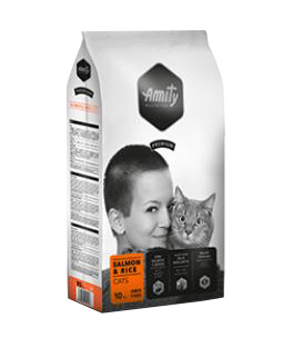 E-shop Amity premium cat SALMON/rice - granule pro dospělé kočky - 10kg