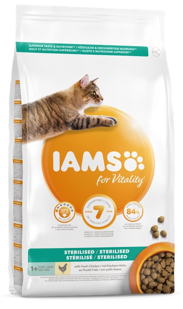 IAMS cat STERILISED chicken - 10kg
