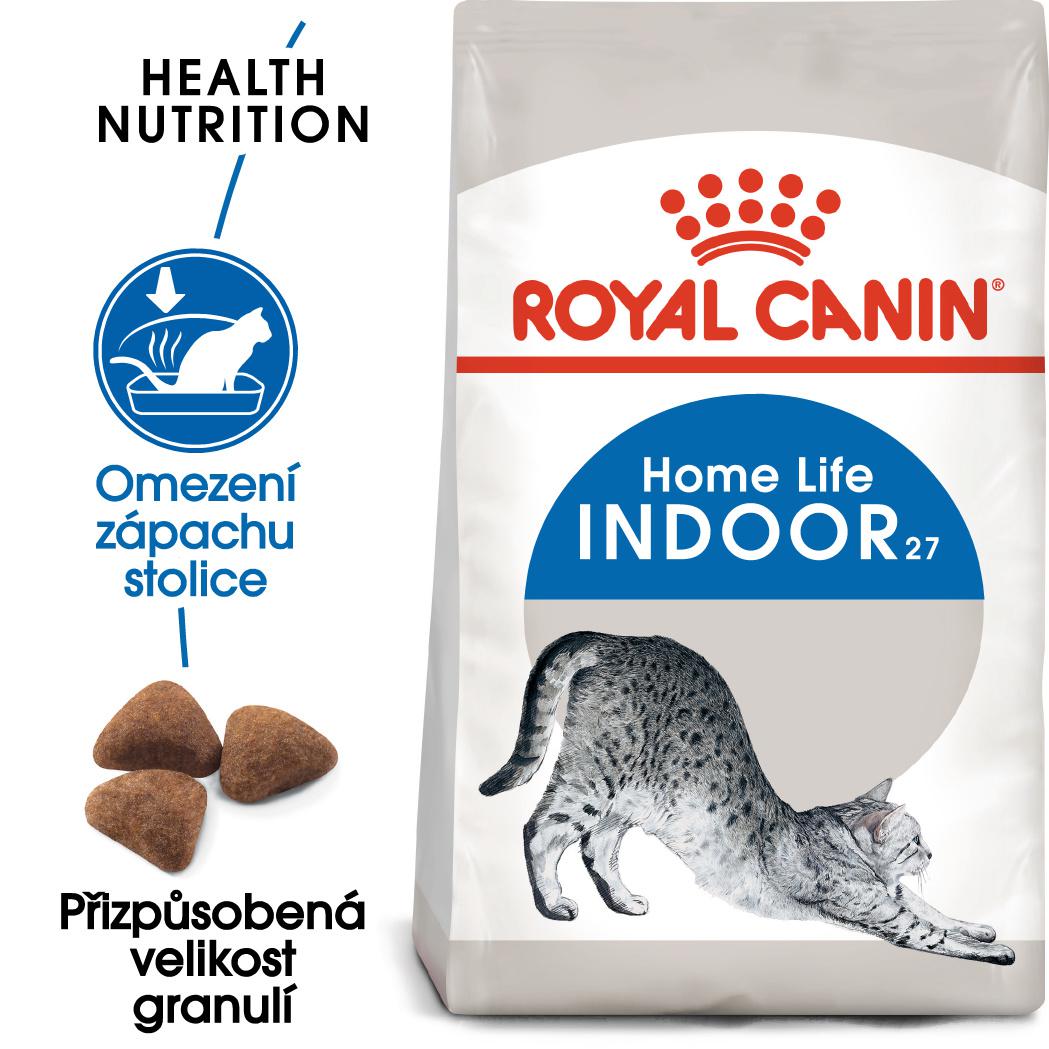 Royal Canin INDOOR  - granule pro kočky žijící uvnitř - 400g