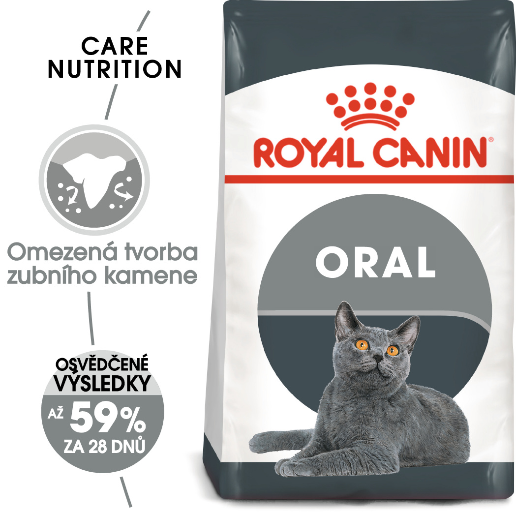 Royal Canin cat Oral Care - granule pro kočky snižující tvorbu zubního kamene - 3,5kg