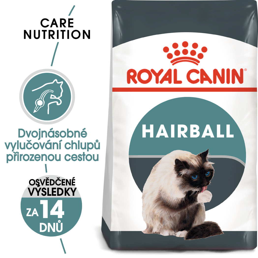 Royal Canin cat Hairball Care - granule pro kočky pro správné vylučování - 4kg