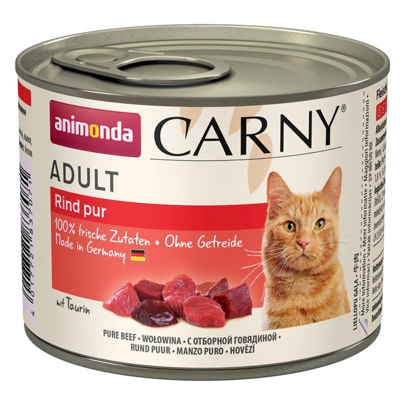 ANIMONDA cat konzerva  CARNY  čisté hovězí - 200g