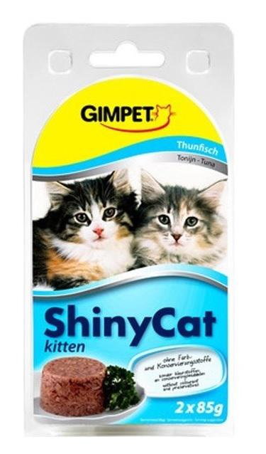 GIMPET SHINYcat  KITTEN tuňák - 2x70g
