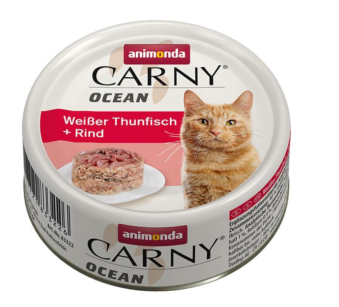 ANIMONDA cat konzerva CARNY OCEAN tuňák / hovězí maso - 80g