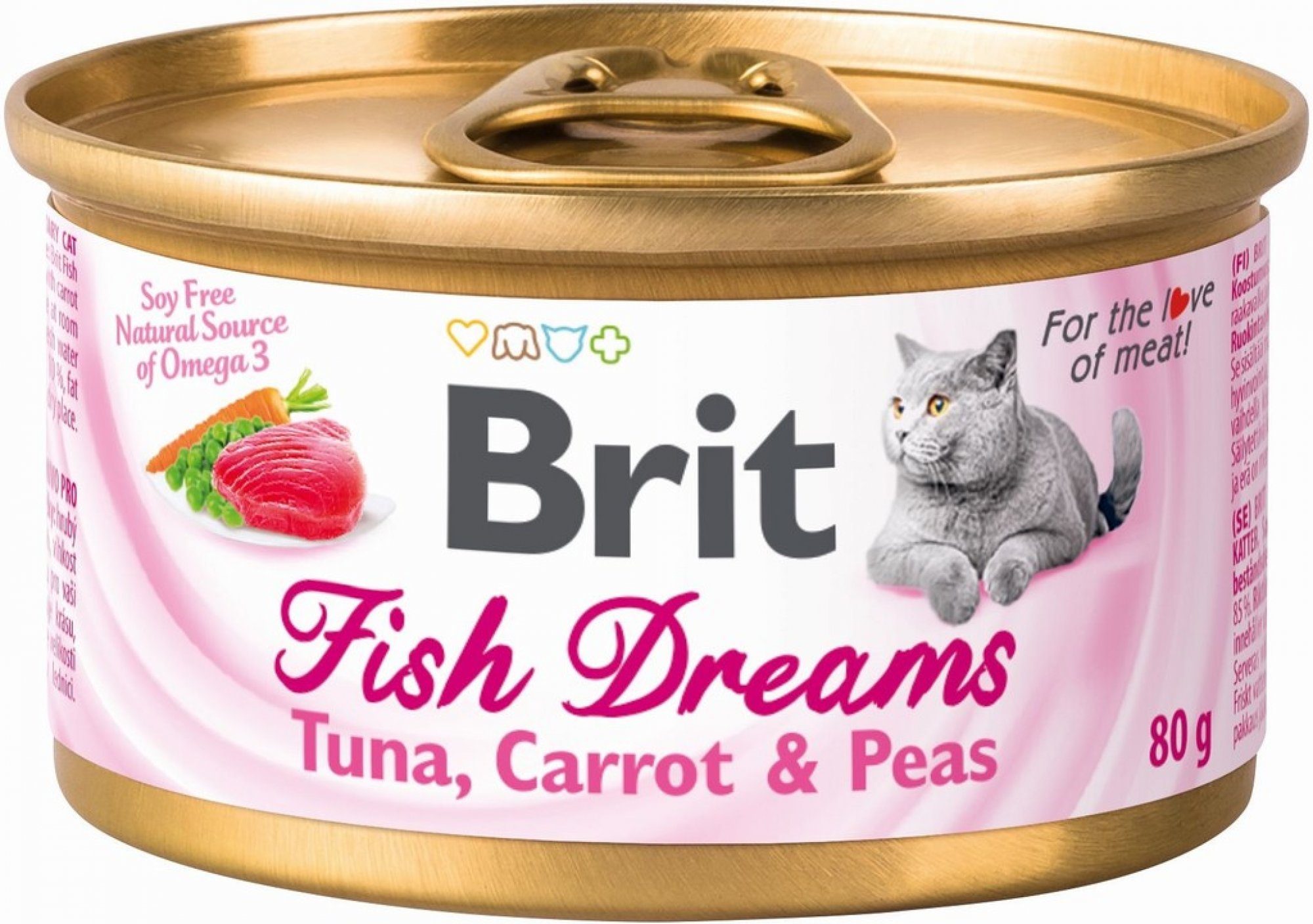 Brit Fish Dreams Tuna, Carrot & Pea - 24 x 80g