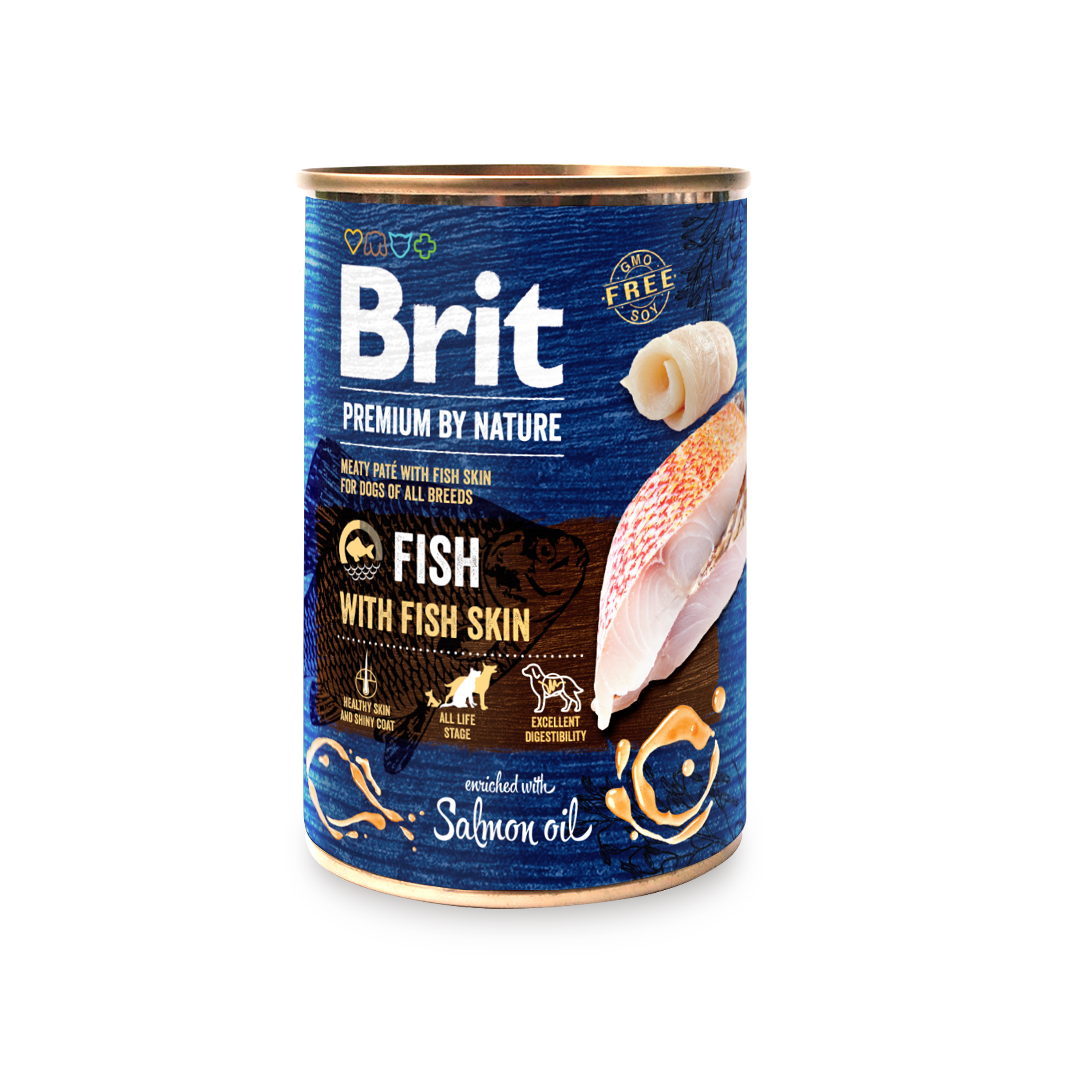 E-shop BRIT dog Premium by Nature FISH with FISH skin - 400g