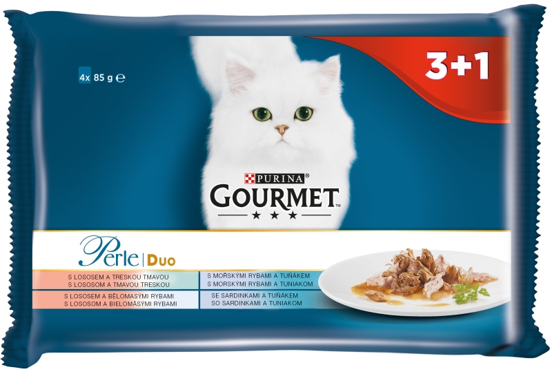 PURINA GP kapsa Rybí Duo Multi 4ks/85g - 4 x 85g