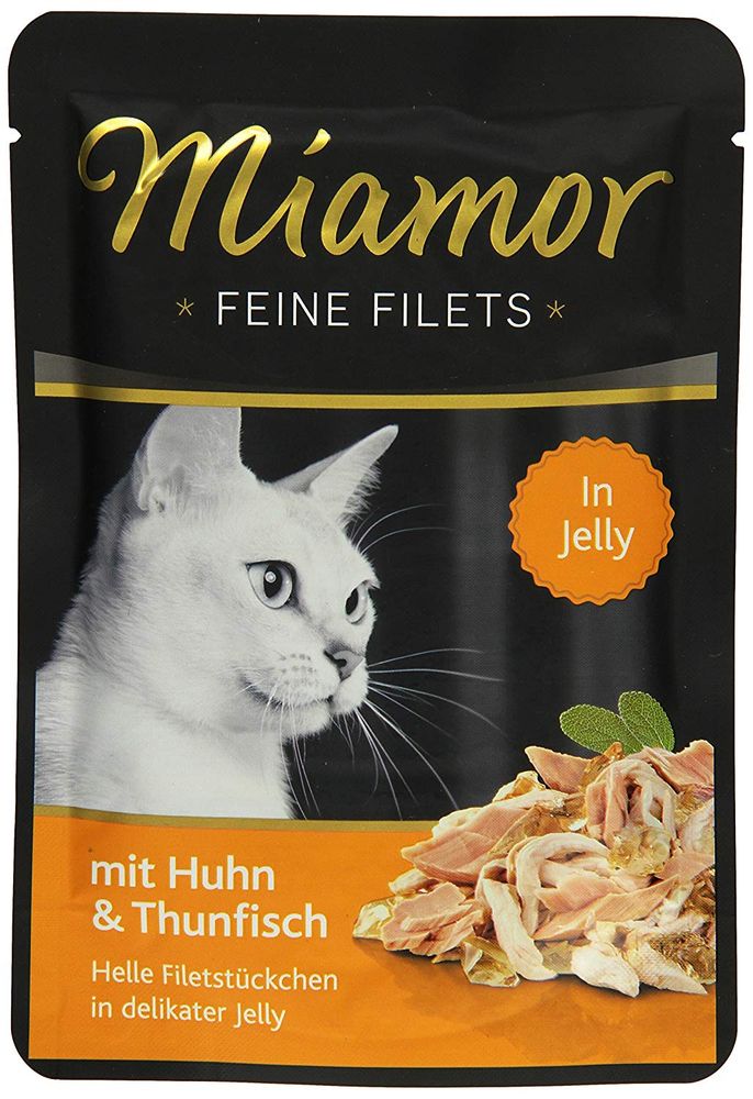 MIAMOR kapsa Feine Filets 100g - Kuře/rajče