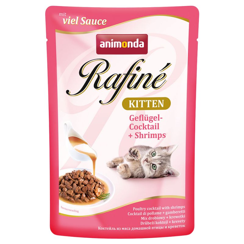 ANIMONDA cat kapsa Rafiné KITTEN 100g - krůta/srdce