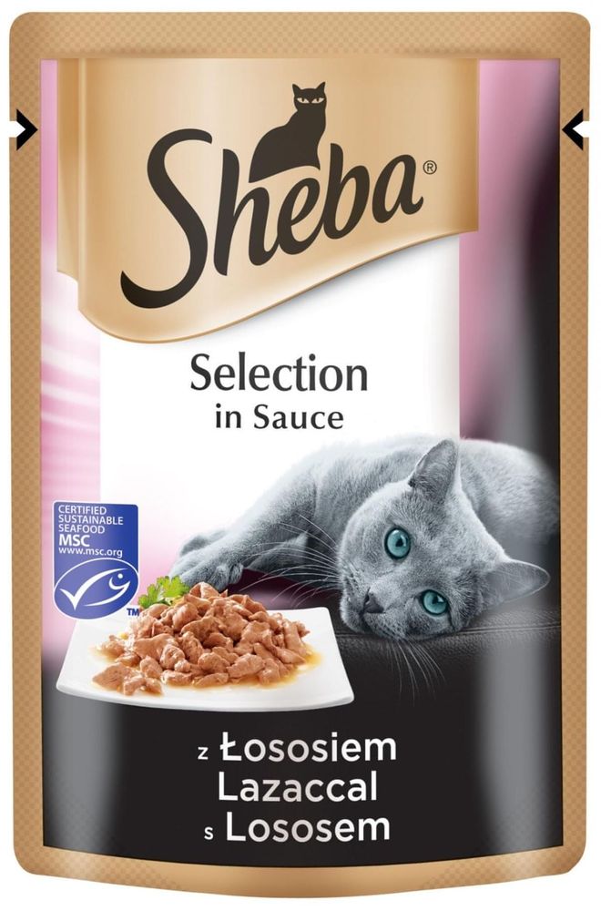 SHEBA SELECTION 85g - LOSOS/ve šťávě