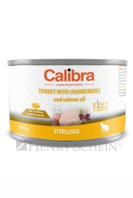 CALIBRA cat konz. STERILISED krůta - 200g