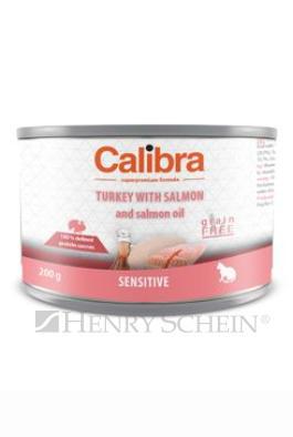 CALIBRA cat konz. SENSITIVE krůta/losos - 200g
