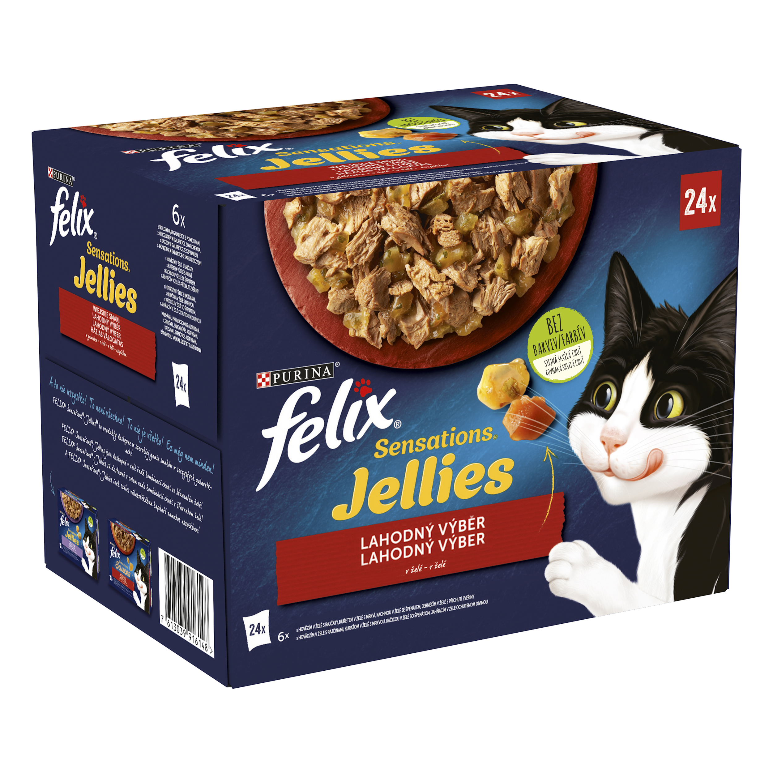 FELIX kapsa SENSATIONS Jellies Lahodný výběr - 24x100g