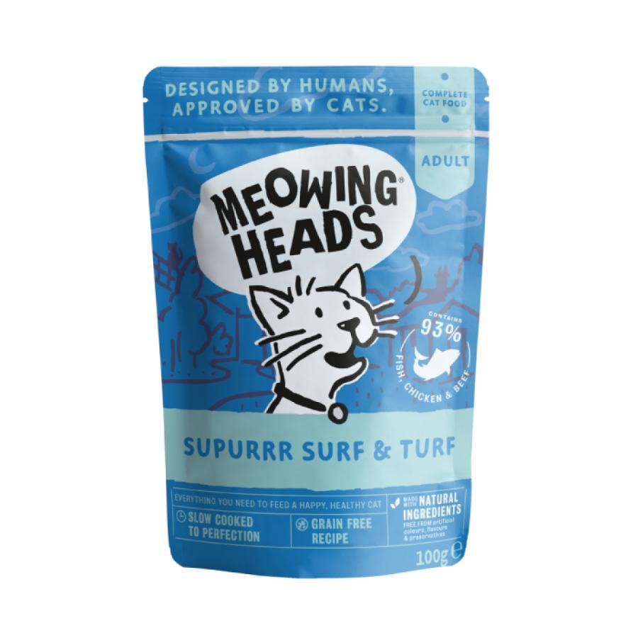 E-shop Meowing Heads kapsa SURF &amp; turf - 2x100g