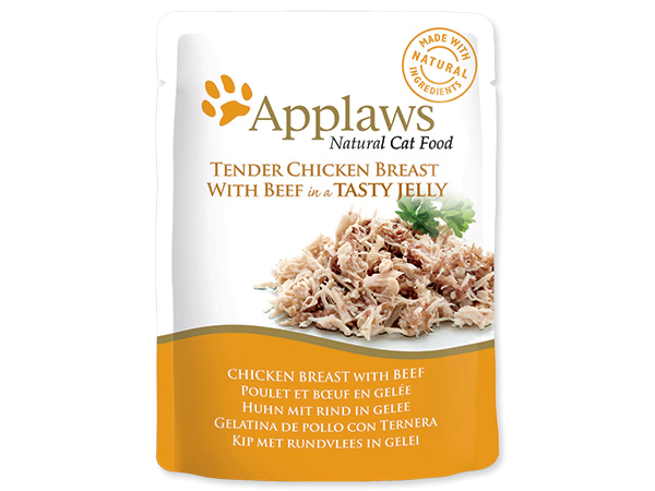 APPLAWS kapsa CHICKEN/BEEF v želé - 70g