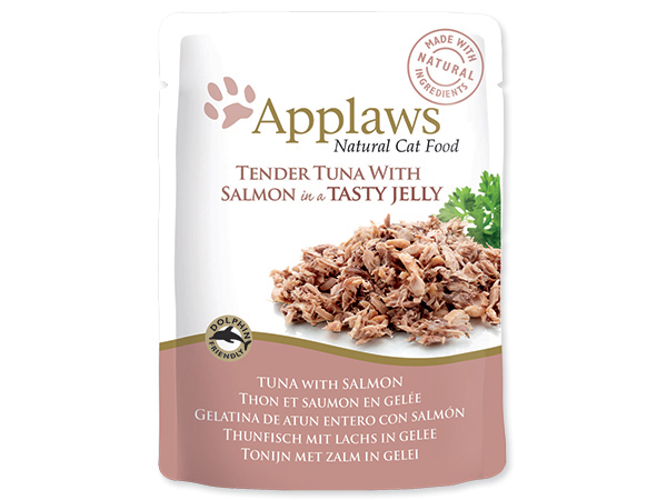 APPLAWS kapsa TUNA/SALMON v želé - 70g