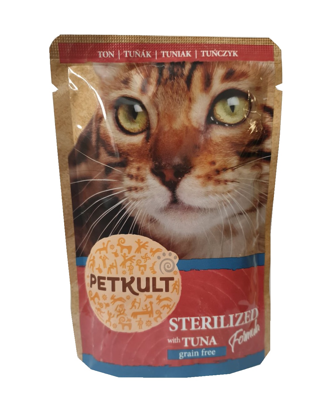 E-shop Petkult cat kapsa STERILISED tuňák - 4x100g