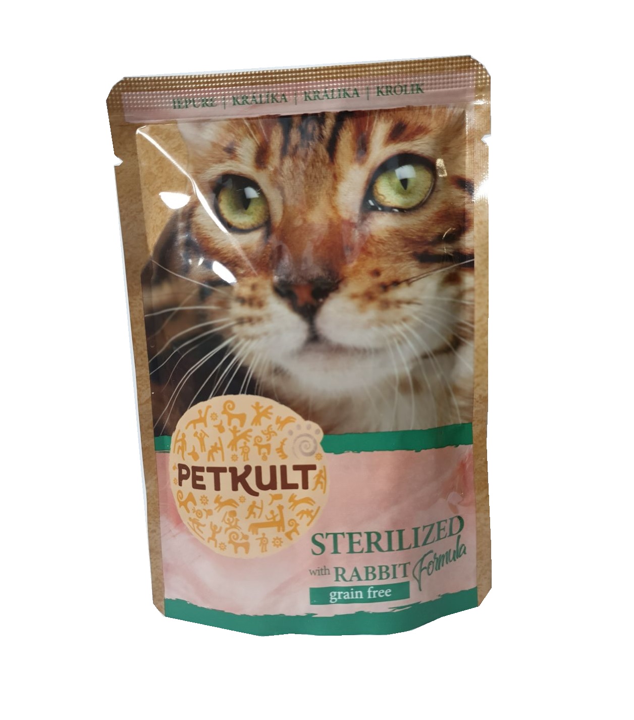 Petkult cat kapsa STERILISED králík - 100g