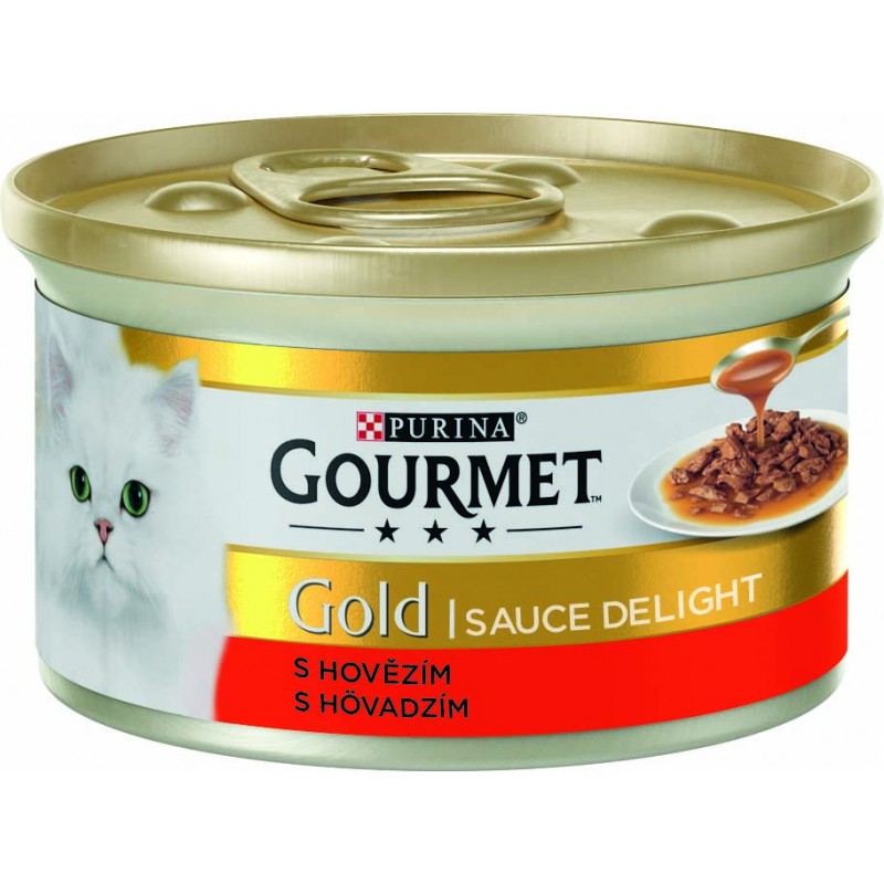 PURINA GG sauce delight hově./kuře 85 g konzerva - HOVĚZÍ