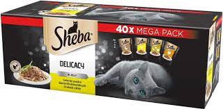 E-shop SHEBA DELICACY - 40 x 85g - DRŮBEŽÍ výběr