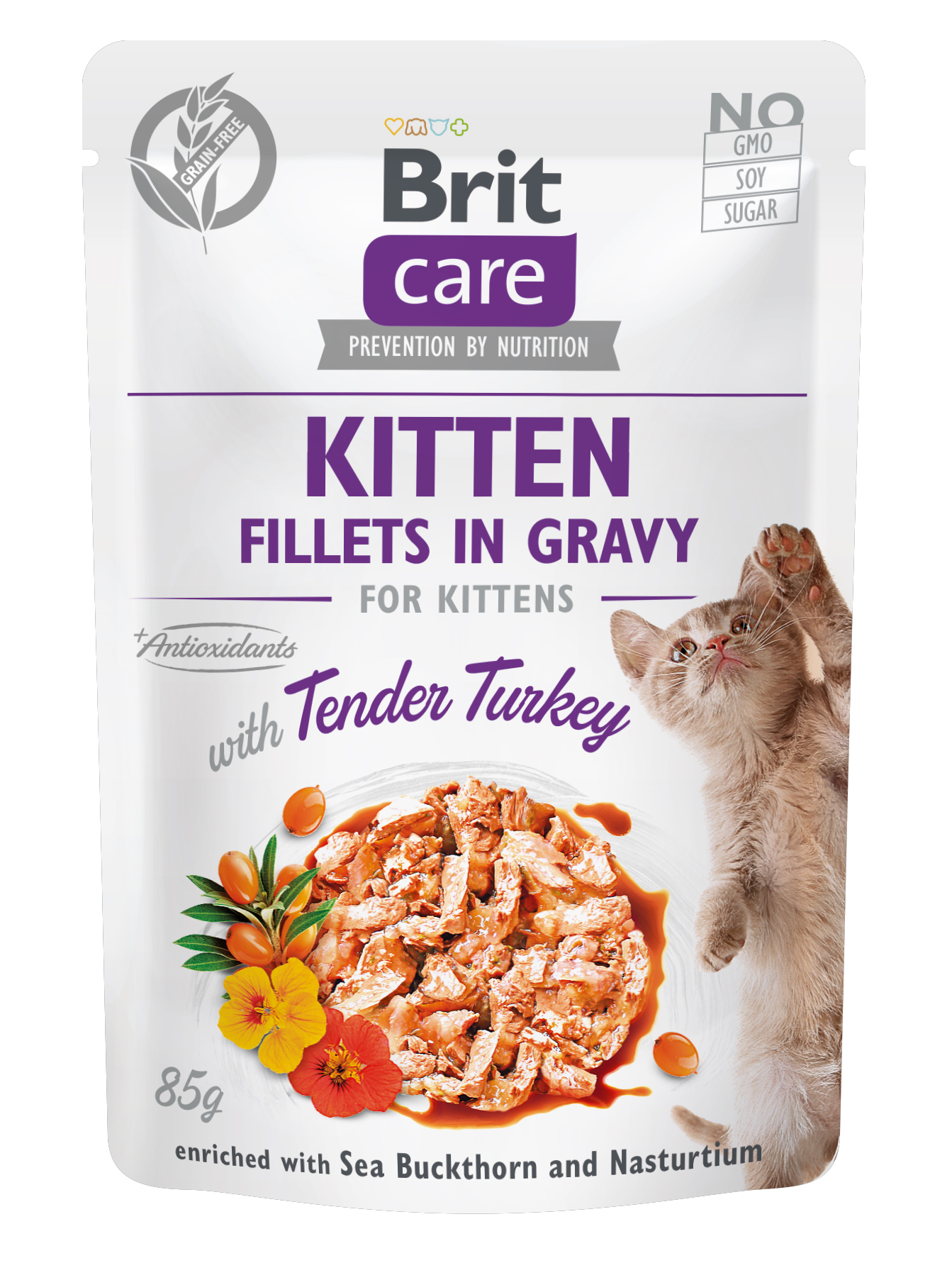 E-shop BRIT CARE cat kapsa KITTEN TENDER/turkey - 1x85g