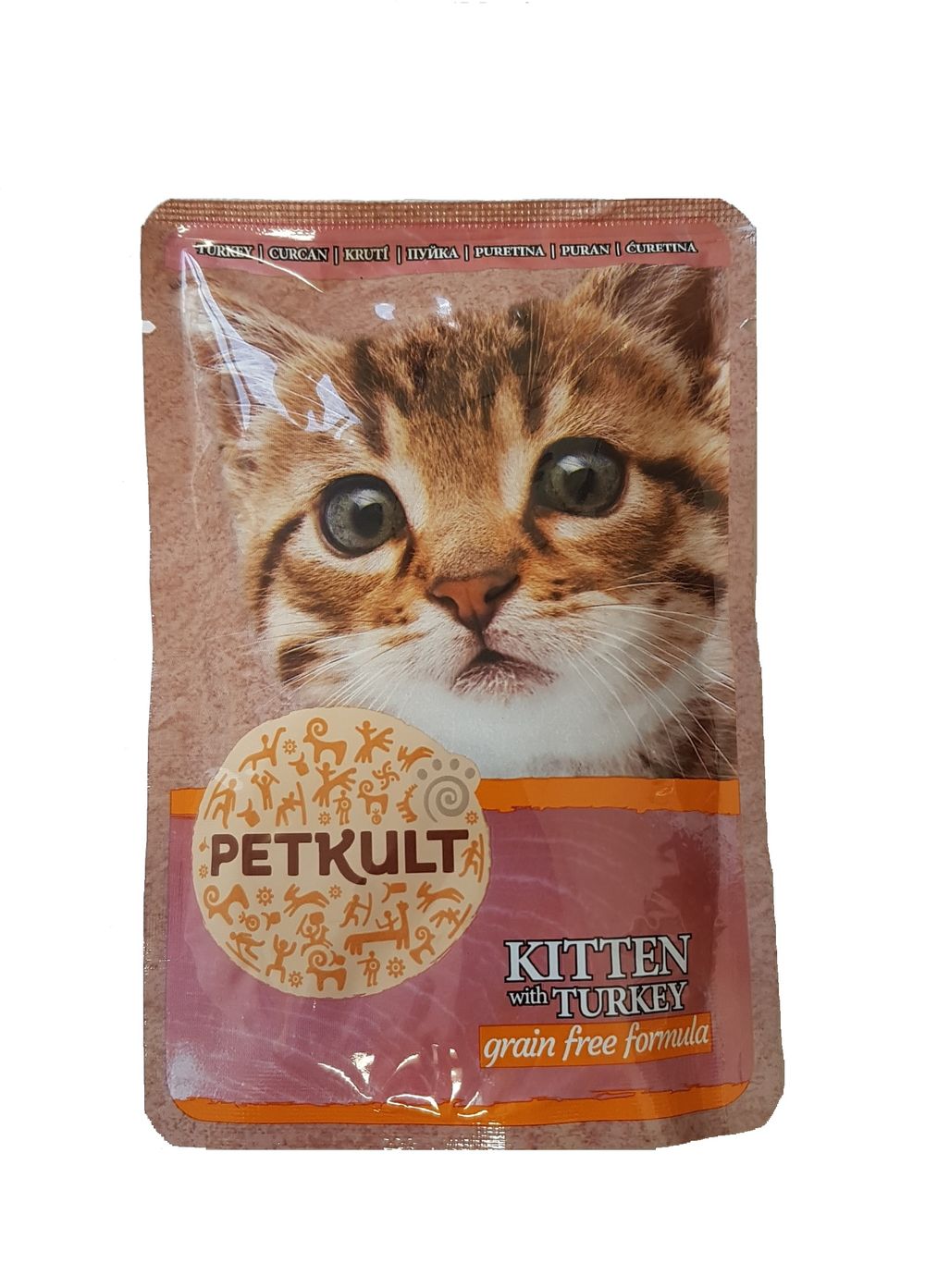 Petkult cat kapsa KITTEN/turkey - 100g
