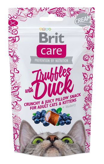 BRIT CARE cat SNACK TRUFFLES DUCK - 50g