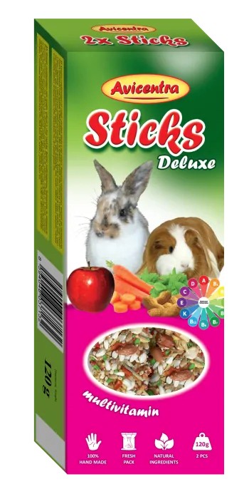 Avicentra Tyčinky Králík/Morče 2ks - Multivitamín