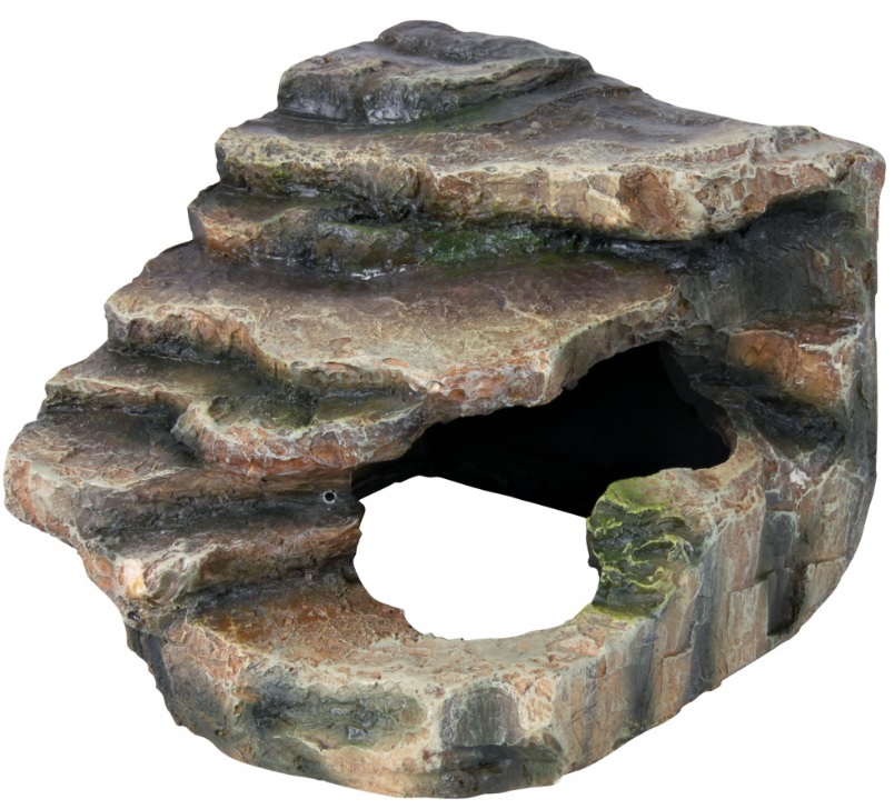 Tera SKÁLA rohová/s jeskyní (trixie) - 21x20x18cm