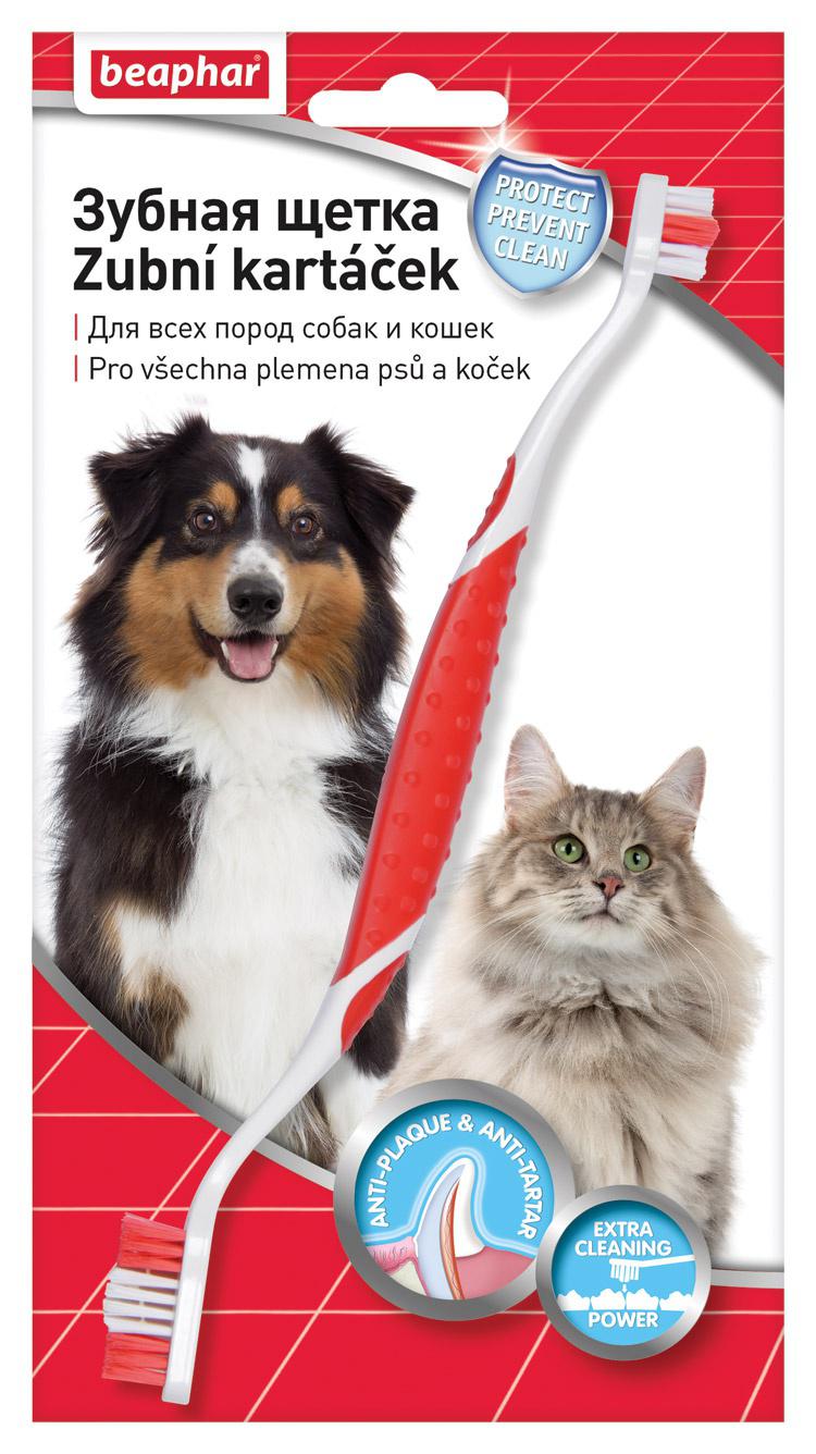 E-shop Beaphar dog Zubní kartáček oboustranný - 1ks