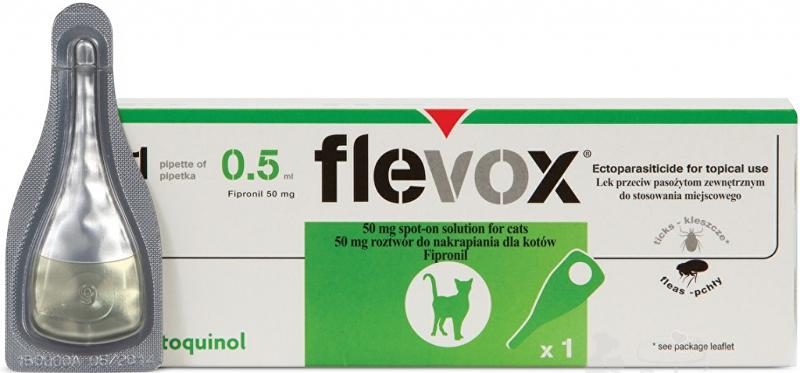 Antiparazitní spot-on FLEVOX pro kočky - antipar. spot-on FLEVOX pro kočky