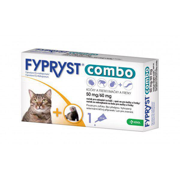 Antiparazitní spot-on  FYPRYST  COMBO pro kočky a fretky - kočka