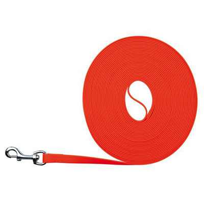 Vodítko EASY LIFE trekové PVC neon oranžové - 1,7cm / 5m
