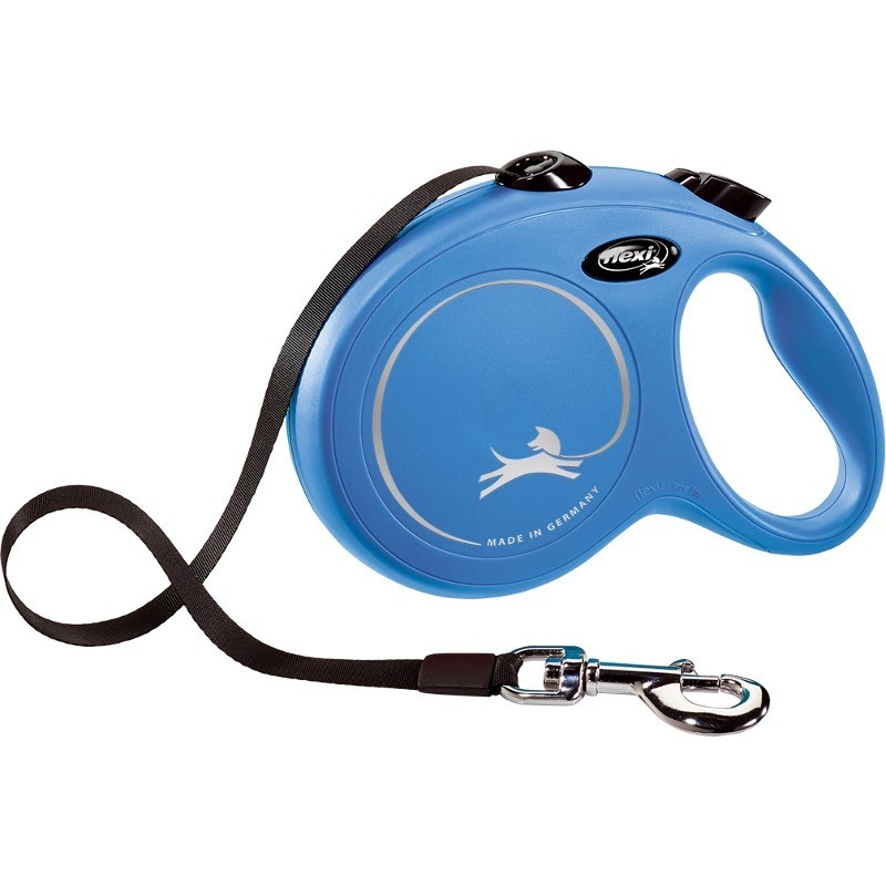 Vodítko FLEXI Classic NEW pásek 5 m/ 25 kg modrá