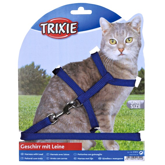 Postroj (trixie) CAT s vodítkem  - 22-42cm/1cm/1,25m