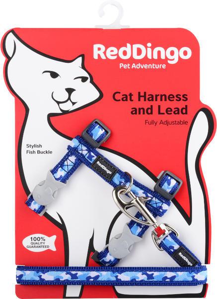 Postroj RD cat s vodítkem CAMOUFLAGE - GREEN