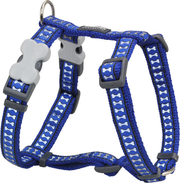 Postroj RD REFLECTIVE bones DARK BLUE - 1,5/36-54cm